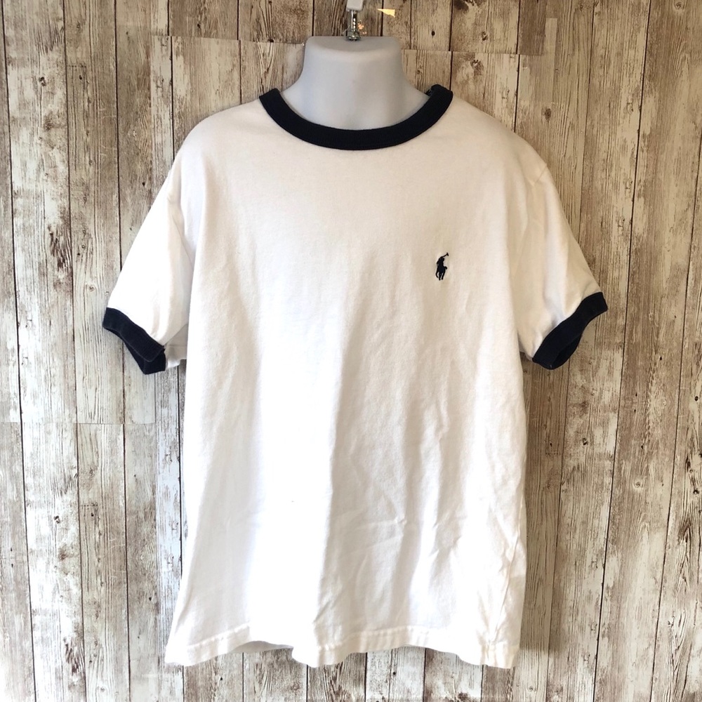 Polo Ralph Lauren Boys White Shirt Size Small 8